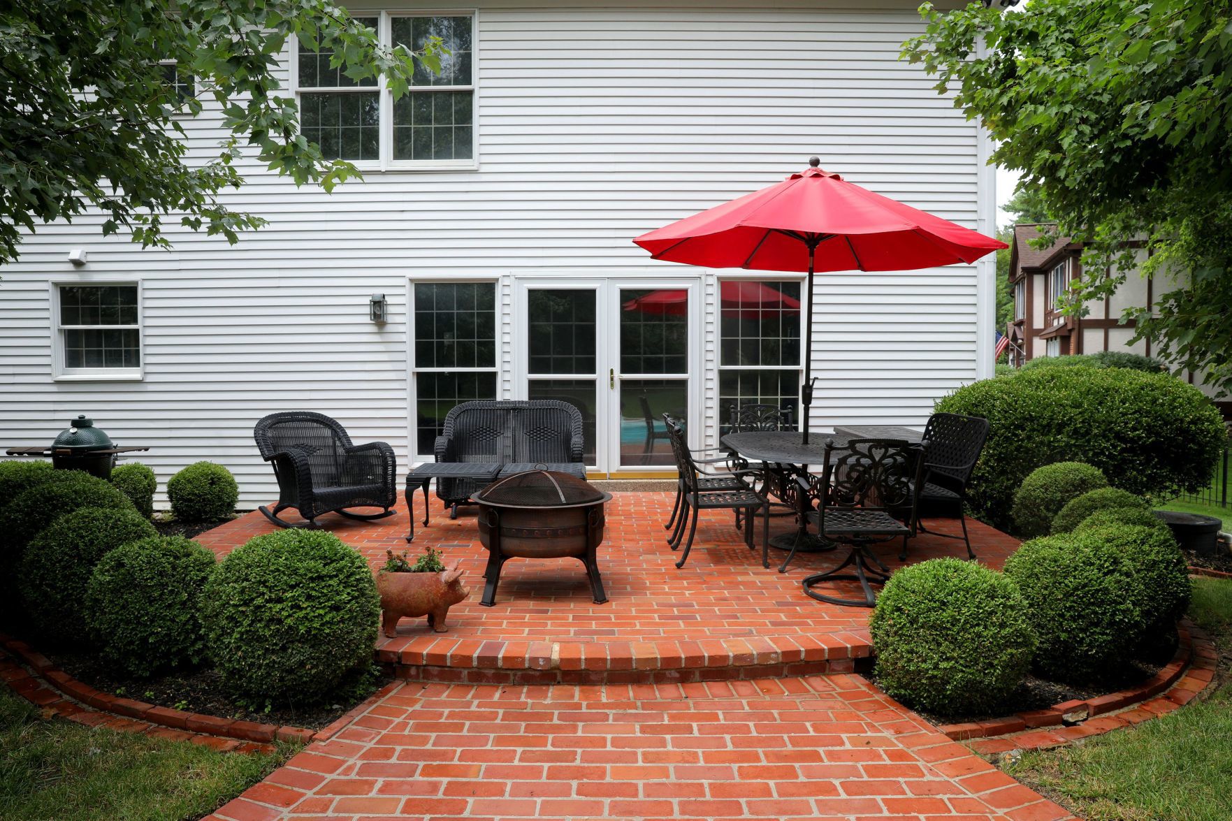 At home: The Wiese's Williamsburg home
